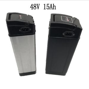 48V15Ah Silver Fish type I Aluminum housing Lithium ion Battery Pack with Chinese 18650 Cell And BMS For Electric Bike