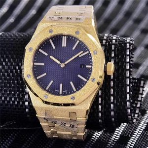 41mm Erkek İzle Çelik Kayış Otomatik / Kuvars Hareketi 18 K Rose Gold Arama Spor Bling Shinning Saati Tarihi