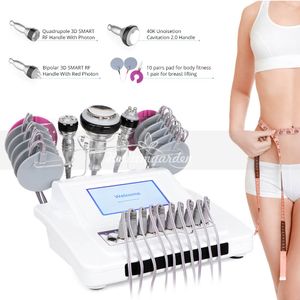 Tragbare 40K Ultraschall Kavitation Abnehmen Vakuum Körperform RF Photon Maschine EMS Fatburner Massagegerät für Anti-Aging und Hautpflege