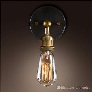 Loft Vintage LED-Wandbeleuchtung, industrielle E27-Wandleuchten, Edison-Lampenfassung, Waschtischleuchten, Leuchte