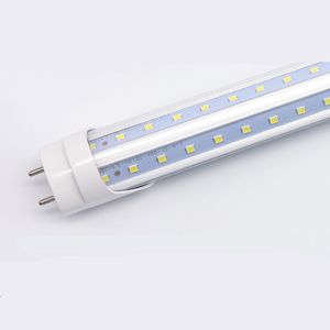 Tubos LED T8 G13 3ft 90cm 28W AC85-265V PF0.95 SMD2835 100LM/W 2 PINS BASE ENDAÇÕES FLUORESCENTES 5000K 5500K BRANCO NATURAL V forma linear bobbls 250v Barra