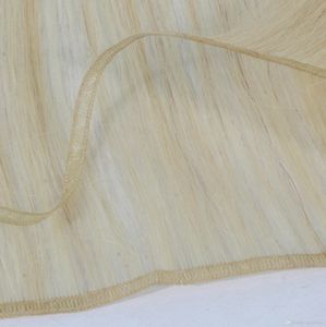 VMAE Cuticola completa Un donatore Europeo Borgogna Biondo Marrone Doppio disegnato 100g Estensioni dei capelli umani con trama di pelle piatta vergine Remy russa