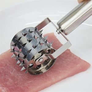 Rostfritt stål Tenderizer Loose Meat Steak Hammer Pork Tenderizer Knock-sidig Kött Tenderizer Restaurang Kök Matlagningsverktyg