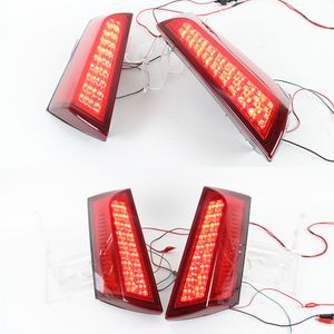 1Pair reflektor för FORD ECOSPORT 2013 2014 2015 2016 2017 2018 2019 LED Bakre stötfångare BRAKE TAIL LIGHT FOG LAMP