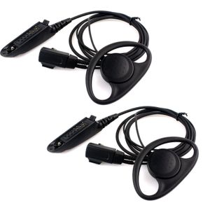 2PCSmulti-Pin D-Shape Earpiece Headset för Motorola GP328 gp320 / 340 gp640 HT1250