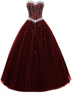 Ny Enkel Puffy Ball Gown Sweetheart Quinceanera Klänningar Party Klänning Särskilt tillfälle Söt 16 Klänningar Vestidos DE 15 QC1503