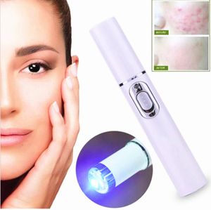 Portable Wrinkle Scar Acne Remover Enhet Kraftfull Blå Ljusterapi Pen Spider Vein Blu-ray Acne Pen Eye Skin Care Tool DFDF