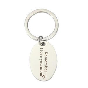 Oval Keychain The Love Between Mother and Daughter is Forever Heart Charm Keyring Mom Best from Daughter