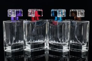 Hot Sale 50ml Empty Refillable Portable Perfume Bottles &Traveler Glass Spray Atomizer Transparent Parfum Bottles