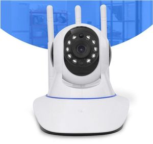 Neue Mini CCTV WiFi Kamera IP 720P Home Security Kamera Wi-Fi P2P Zwei-wege Audio Nachtsicht 3 antennen Wireless Baby Monitor