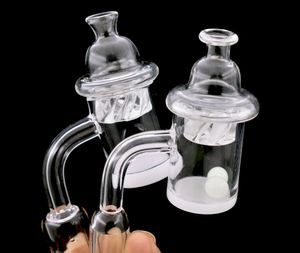 Hochwertiger Quarz-Banger-Nagel mit drehbarer Vergaserkappe und 2 Stück Terp-Perle, weiblich, männlich, 10 mm, 14 mm, 18 mm für Dab Rig Bong