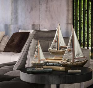 Sail sailing model decoration Nordic creative home living room wine cabinet TV cabinet room decoration furnishings