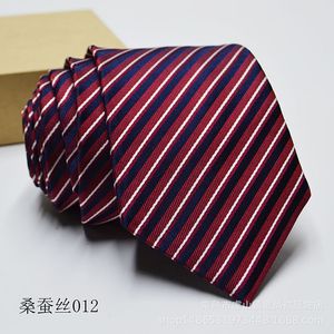 Ny lyxdesigner Tie Brand Silk Ties Silk Tie Mulberry Silk Men's Business Jacquard Business 8cm Men Business Formal Tie