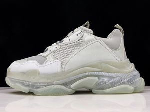 Chaussures Casual Shoe Triple S Personlighet Kudde Triple S 3.0 Pappa Sko Casual Kombination Kväve Outsole Crystal Bottom