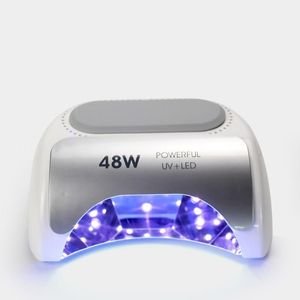 Misscheering 48w LED sem fio/UV lâmpada de unha polonês de unhas Luz de unha secadora sem fio Lâmpada de manicure polonês UV sem fio