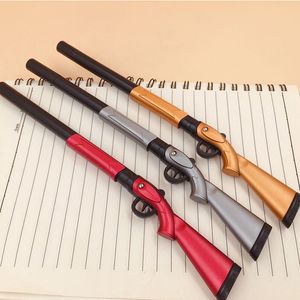 Wholesale water rifle for sale - Group buy Gel Pens Rifle Gun Pen Cute Student Office Stationery School Water Ink Toy Black Signature Escolar1280Y