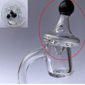 Ufo glas carb cap od 30mm luft riktning hatt stil med hål kupol för kvarts banger naglar dab oljeplattor