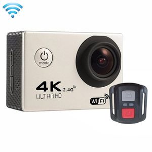 F60R Ultra HD 4K Action Camera Sport WiFi-videokameror 16MP 2 tums skärm Trådlös Vattentät + Utsökt Retail Box