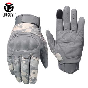 Fashion- Touch Screen taktische Handschuhe Military Airsoft Paintball Schuss Kampf Anti-Rutsch-Hart Knuckle volle Finger-Handschuhe Männer T190618