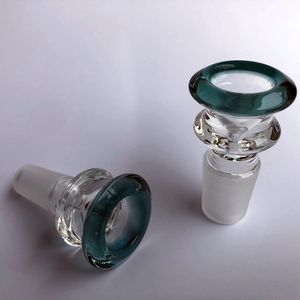 DHL livre 14mm 18mm tigela de tabaco de vidro Color Mix Bong Bowl Camadas Duplas Tigela Masculina para Tubulação de Água Dab Rig Vidro Fumar Tigelas