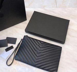 Hochwertige Damen-Handtaschen aus Leder, Clutch-Taschen, modische Echtleder-Tasche, Brieftasche, Damentasche mit Box