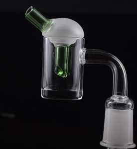 DHL Newest 25mm OD 10mm 14mm 18mm Male Female quartz banger nail with colored glass carb cap 5mm Bottom for dab rig bong