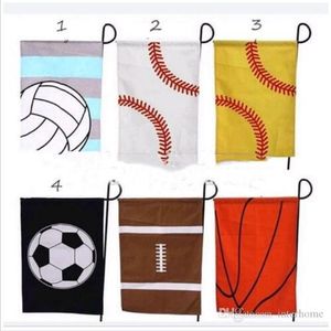 Gartenflagge Baseball Sportflaggen Softaball Outdoor Flagge Urlaub Party Banner Leinwand Hängende Dekoration Flaggen Mode Spielzeug Zubehör TL18