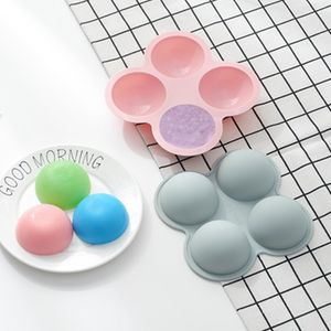 silicone molde do bolo assar ferramenta moldes 3d DIY sabão doce de chocolate bola de alimentos forma padaria pastelaria bicarbonato de moldes de silicone