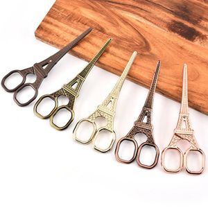 Edelstahl Europäische Vintage Eiffelturm Haarschere Nähschere DIY Werkzeuge zum Nähen und Handarbeiten F2557