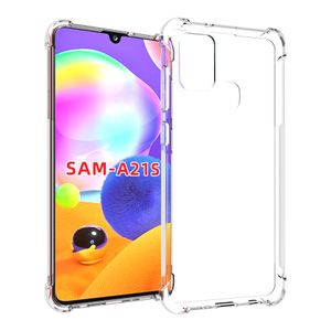 Для Samsung Galaxy A41 A01 A21 A31 A11 M21 M31 M11 A21s Силиконовый чехол Прозрачный Защита кожи Гель мягкий TPU Galaxy Xcover Pro Обложка