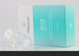 Hydra Needle 20 pinos Aqua Micro Channel Mesoterapia titânio Gold Needles System derma stamp Serum Applicator CE