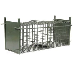 Trap Cage Pest Control for Pet Cat Dog Attract Them Inside Keep Safe Large Catch Tool Strong Metal Mesh Style 160cm 120cm 100cm 50cm Catching Alive for Household Home