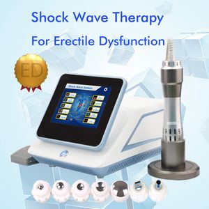 200mj ed fisioterapia dores lançamento de dor de choque onda massageador de joelho / nova mão digital pedaço shockwave máquina SW6s com 7 transmissores