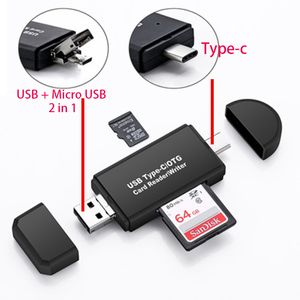 USB OTG Card Reader Universal Micro USB OTG TF/SD Card Reader Phone Extension Headers Micro USB OTG Adapter