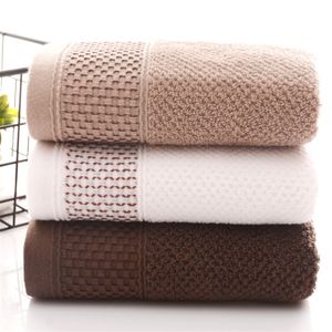 34x74cm Pure Cotton Towel Absorbent Adult Solid Color Soft Friendly Face Hand Shower Towels For Bathroom Washcloth