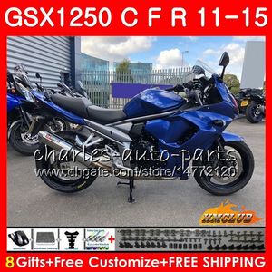 Kropp för Suzuki Bandit GSXF1250 GSX1250FA 2011 2012 2013 2014 2015 23HC.42 GSX1250C GSX1250 C Fabriksblå GSX1250F 11 12 13 14 15 Fairings