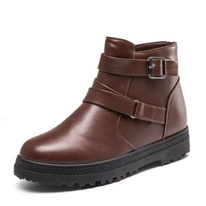 뜨거운 판매 - 겨울 캐주얼 스노우 부츠 야생 대외 무역 여성 부츠 대형 부츠 여성용 코튼 신발. XDX-033.