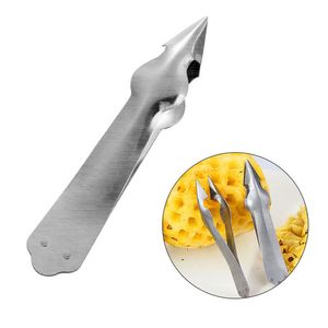 Aço inoxidável 1PCS criativa Abacaxi Peeler Abacaxi Fácil faca Cortador Corer Slicer clipe Fruit Salad Ferramentas de Promoção