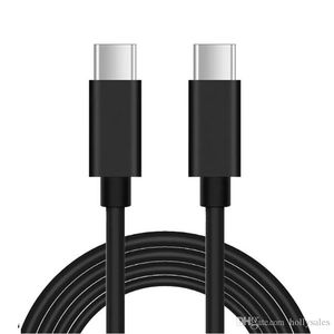 Cavo USB C a C Cavi tipo c Cavo di ricarica PD per S20 nota 10 nota 20 Supporto PD 25W 3A Adattatore di ricarica rapida Spedizione DHL