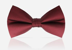 Yüksek kalite Moda Adam Bow Kravatlar Kravatlar Erkekler Bowties Düğün Siyah Bordo Lacivert Şampanya Papyon Ücretsiz Kargo