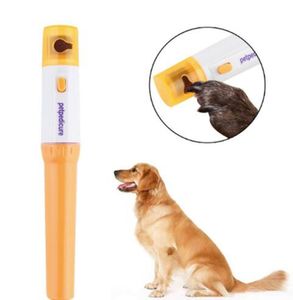 Elektrisk smärtfri hund grooming husdjur nagel clipper pedi husdjur hundar katter tass trimmer skära slipning fil kit produkter protesable