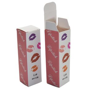 2.5 * 2,5 * 8.5 cm Różowy Druk DIY Lipstick Paper Paper Pudełko na Party Wedding Partyboard Craft Papier Papier Pudełko Pudełka Packaczki