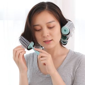 Plastic Hair Rollers Curler Large Roll Inner Buckle Hairdressing Tools