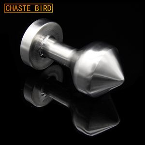 Chaste Bird 650g Männlich Weiblich Metall Große Anal Plugs Massiver Edelstahl Schwere Anus Perle Keuschheit Anal Sex Spielzeug Erwachsene Spiel A114 Y191028