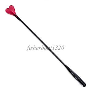 Hot Real Leather Horse Whip Riding Crop Whip Straight Flogger Restraint Cosplay 876E