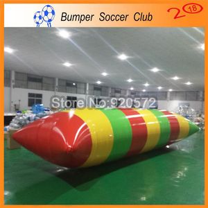 Free Shipping 9*3m 0.9mm PVC Water Jumping Pillow Inflatable Water Trampoline Inflatable Water Blob For Sale