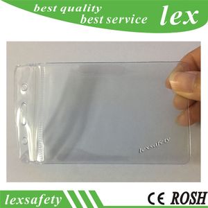 20pcs lot waterproof Pvc Id Credit Card Holder Plastic Card Protector Case to Protect Credit Cards Bank Cardholder Id Card Cover