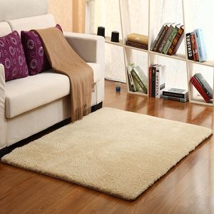 Thickened washed silk hair non-slip carpet living room rug coffee table blanket bedroom bedrooms study hall yoga mat