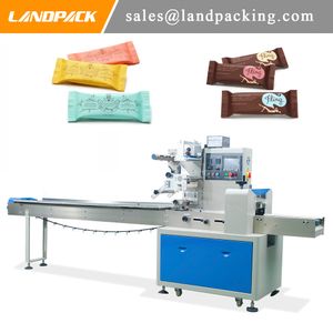 Low Cost Chocolate And Candy Flow Pack Packing Machine Sweet Packaging Machine