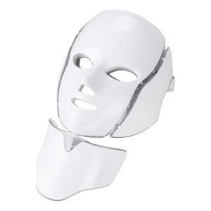 Maschera di bellezza per fototerapia a led professionale a 7 colori PDT Maschera per il viso a led per la terapia di ringiovanimento della pelle della macchina facciale